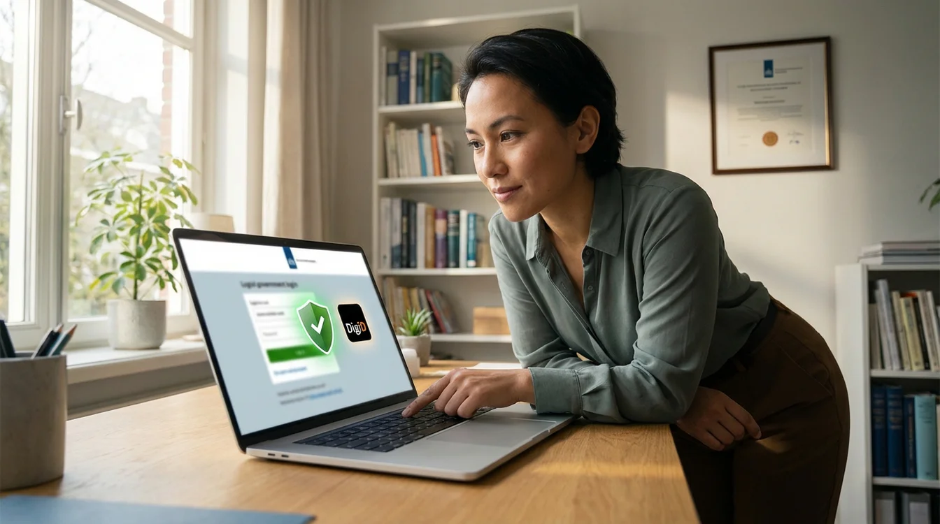 Online registratie proces met DigiD