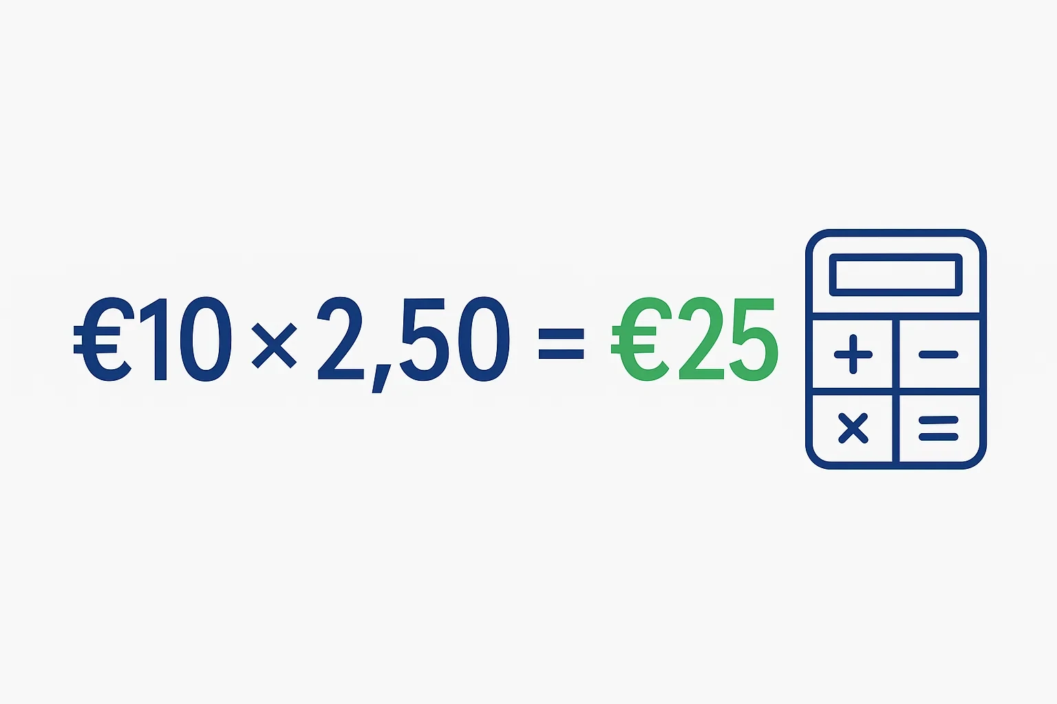 Infographic met decimale odds berekening: inzet maal quotering is uitbetaling