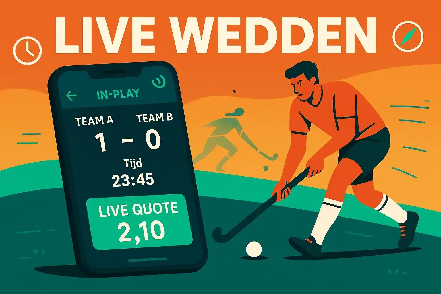 Live wedden op hockey met real-time odds updates en in-play betting interface